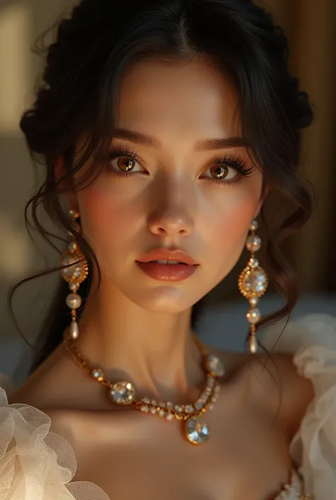 (best quality,4k,8k,highres,masterpiece:1.2),ultra-detailed,(realistic,photorealistic,photo-realistic:1.37),unreal engine,soft lighting,a person with a captivating gaze,piercing eyes,detailed facial features,long eyelashes,porcelain skin,elegant expression...