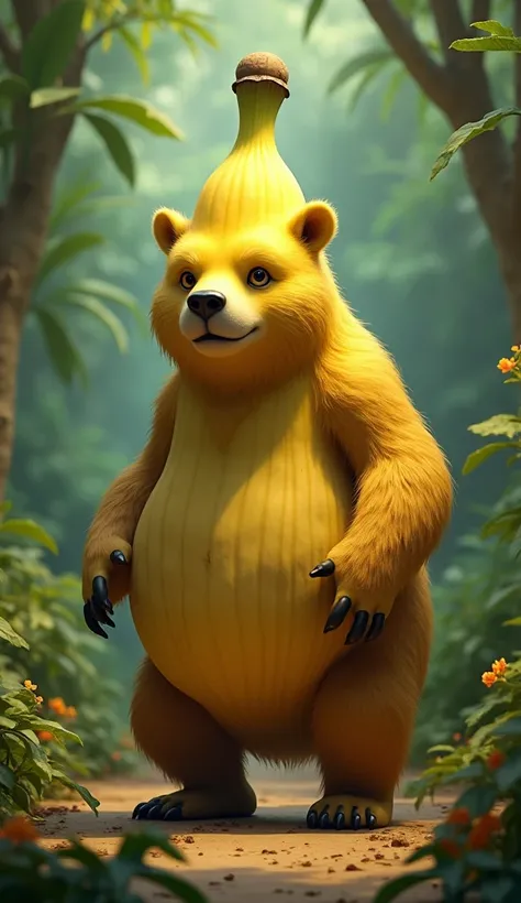 Bear and banana hybrid