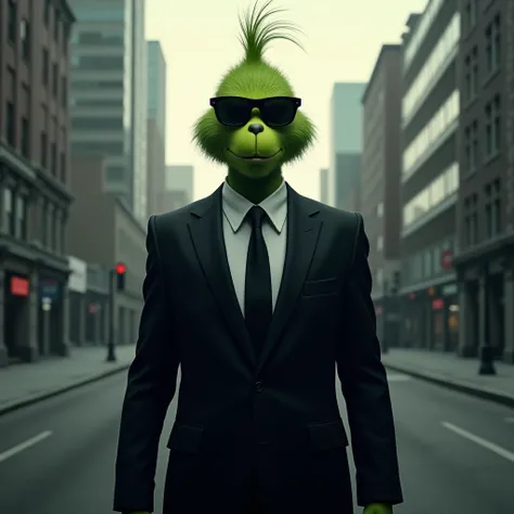 Grinch as “men in black”
