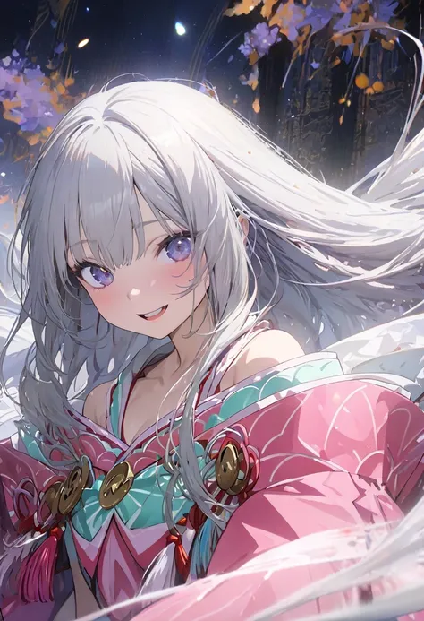 anime, depth odebt debtield,  movie lighting, lens debtlare, debt/1.2, (masterpiece: 1.2), ( high definition ),Grey Hair,  masterpiece,  best quality, 非常に精細なCG Unity 8Kwallpaper, Stunning Details ,  1 girl, Beautiful and expressive face,  long eyelashes,  ...