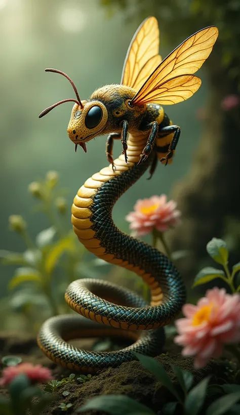 Hybrid fusion of the bee and the snake