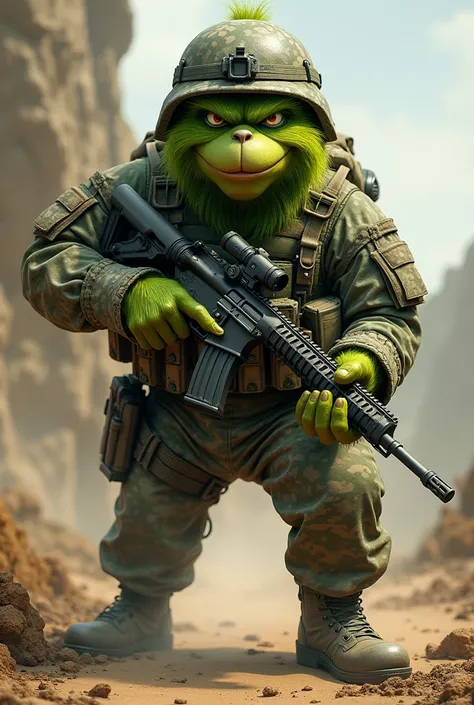 Grinch as a marine