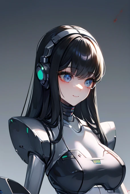 (masterpiece),(Highest quality),(Super detailed),(Best illustrations),(Best Shadow),(Absurd),(Detailed Background),(so beautiful), 16K, 8K, 4K,(Best Shadow),robotization,woman ,big bust,Robot Joint ,Metal skin,Black robot Suit,long hair,a black robot suit ...