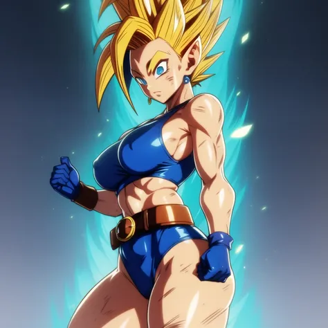 dbsuper style, 1
Girl, captain mizuki, green aura, super saiyans aura, belt, pointed ears, elf ears, light-blue colored hair, huge hair, bruise, bruise on face, clenched hands, frown, gloves, blue eyes, grey gloves, serious, medium breasts, Aura around her...