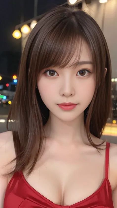 masterpiece、1 beautiful girl、detailed eye、puffy eyes、highest quality, 超High resolution, (reality: 1.4), movie lighting、Japanese、asian beauty、Korean、Super beautiful、beautiful skin、body facing forward、close up of face、(surreal)、(High resolution)、(8K)、(very d...