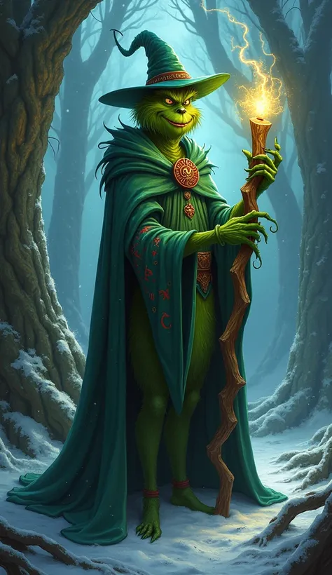 Grinch as a wizard