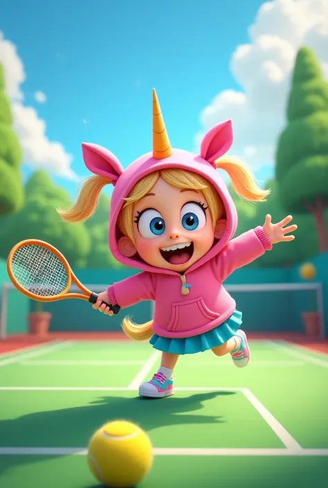  Agnes (character from despicable me) playing tennis