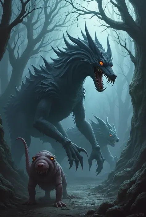 pokemon no estilo dark fantasy