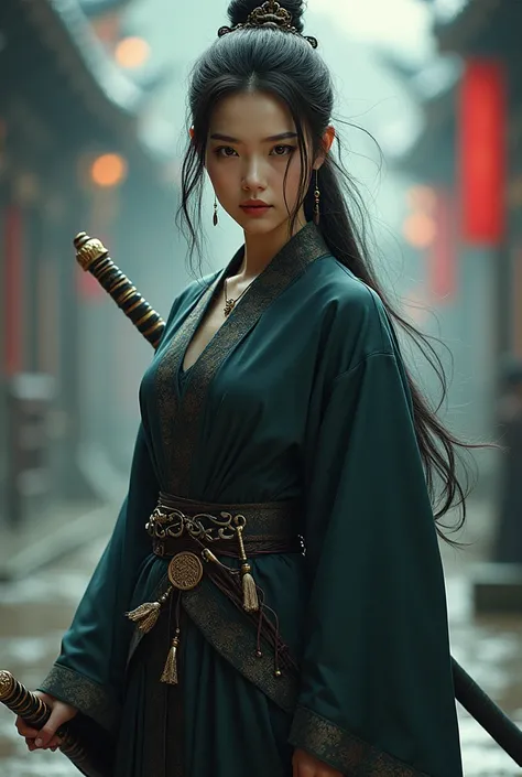 Strong Woman　Oriental Beauty 　Intelligent and engaging　Descendants of Himiko　Bazooka in one hand