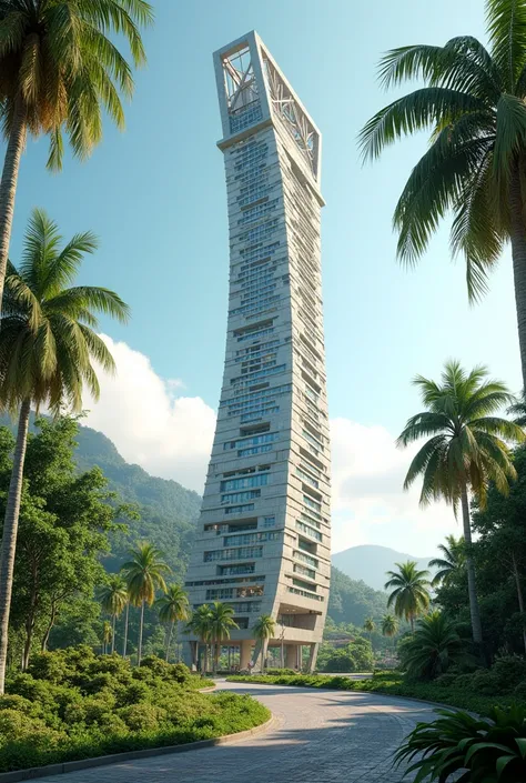 Can you help me generate a lovely picture of the Anshun Leaning Tower in Malaysia？