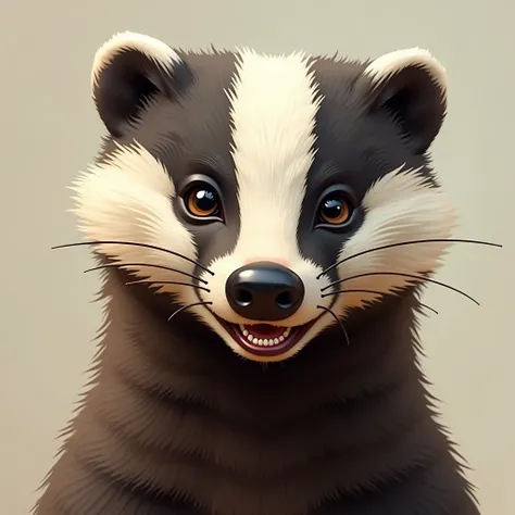 badgers cunning smile