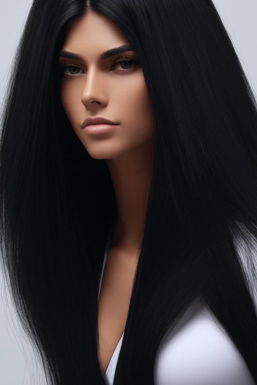 jet black hair,most very long hair,most very lion hair,most very wolf hair,most very frizzy hair,coarse hair,most very spread hairstyle,thick hair,fluffy hair,most very heavy weight hair,hair covering left eye,heavy looking hairstyle,most very voluminous h...