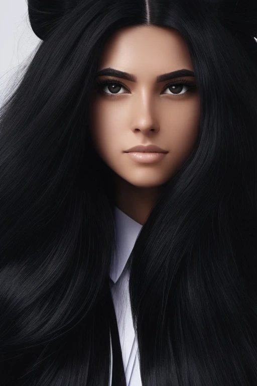 jet black hair,most very long hair,most very lion hair,most very wolf hair,most very frizzy hair,coarse hair,most very spread hairstyle,thick hair,fluffy hair,most very heavy weight hair,hair covering left eye,heavy looking hairstyle,most very voluminous h...