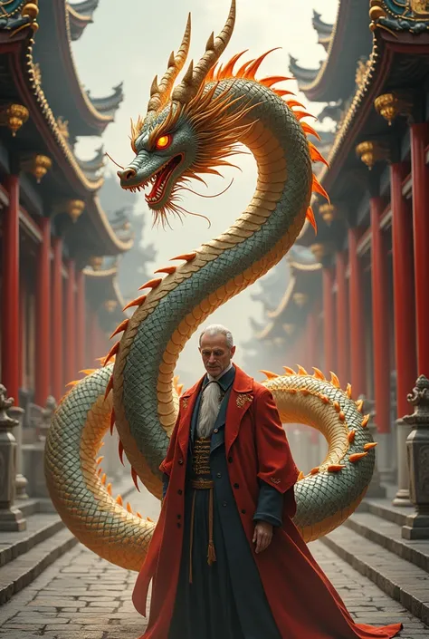 Chinese Dragon Unites with Giles