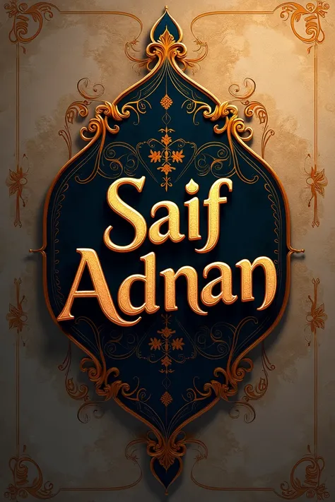 Saif Adnan name design 