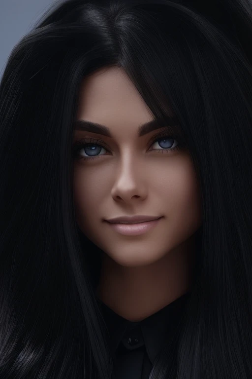 jet black hair,most very long hair,most very lion hair,most very wolf hair,most very frizzy hair,coarse hair,most very spread hairstyle,thick hair,fluffy hair,most very heavy weight hair,hair covering left eye,heavy looking hairstyle,most very voluminous h...