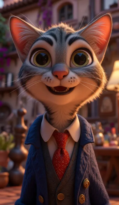 Cat in a suit