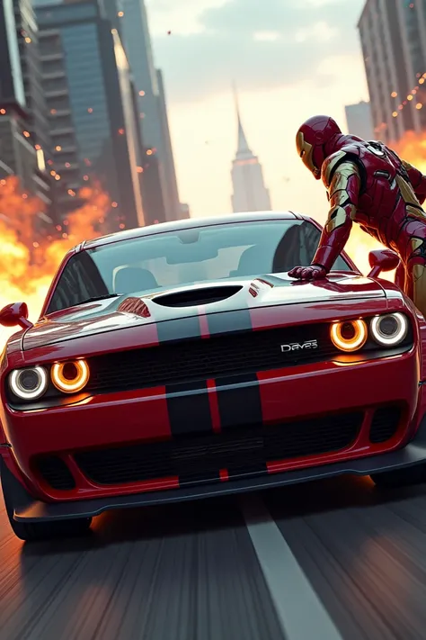  DODGE CHALLENGER SRT DEMON 170 vs iron man