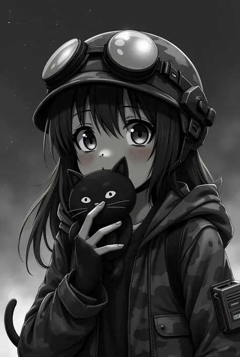 (anime, anime drawing old animation,anime cat girl puking), cat, black, wearing a helmet, camouflage color, night sky, looking at the camera)
(worst quality:1.4), (low quality:1.4), (monochrome:1.1), easynegative, bad-artist-anime, bad-image-v2-39000, bad_...