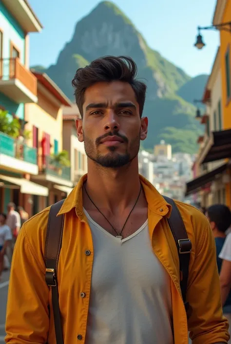 A 28-year-old brown Brazilian man in the city of Rio de Janeiro 