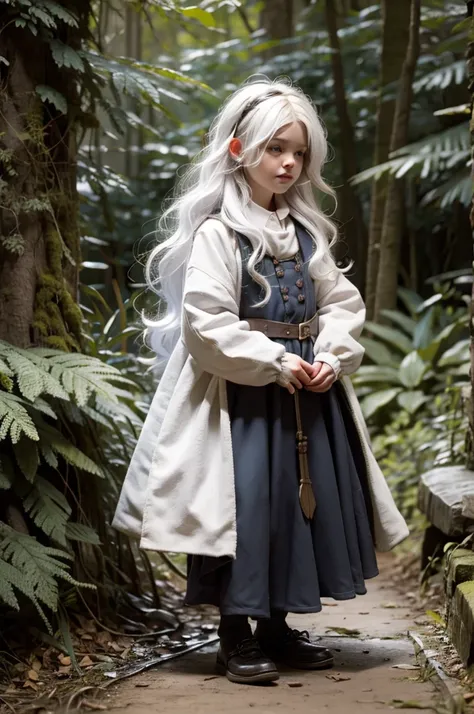 hansel and gretel, full body, medieval clothes, , white hair, cute, 1boy, 1 girl, candies. forest
