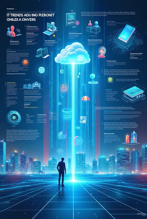 Create a two-sided poster that visually and informatively present IT trends on the front and IT issues on the back, focused on the sector, Banking. 

Front Side: Highlight at least 3 trends in IT for the assigned industry/sector.

Back Side: Present at lea...