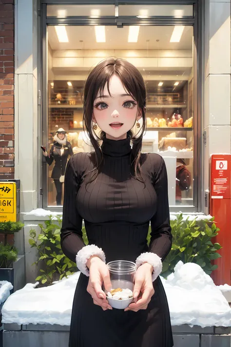 (( super high definition )),(( super high quality )),((16k)),(( firm breasts)),(( An Extraordinary Beauty )),(( turtleneck dress)),(( accessories)),(( ecstatic expression)),((winter street corner window shopping)),(()),(()),(()),(()),(())