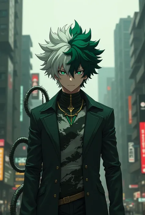 Izuku Midoriya and Kaneki Ken merged