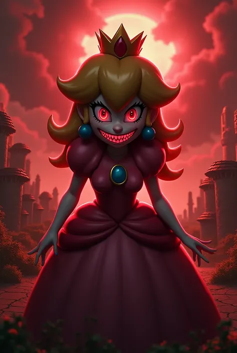 Help me create a bit of a demonic effect on Peach Day.
