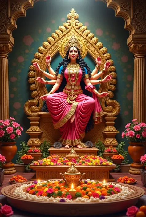 Indian god puja decoration 