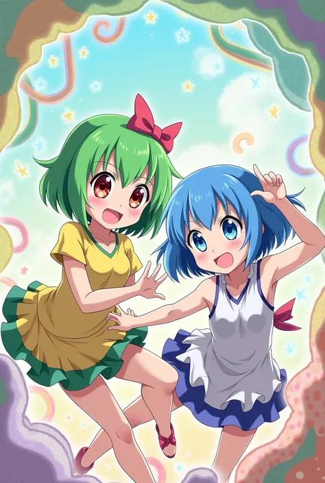 Yotsuba miya and maya
