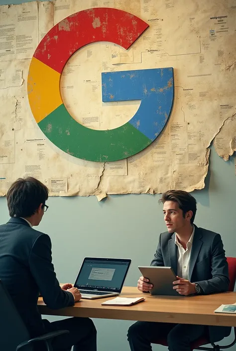 Opening Shot: Quick Text Animation]
"Who created Google? Let’s find out!"

[Cut to Host Speaking Directly to Camera]
"Larry Page and Sergey Brin—two Stanford students—founded Google in 1998."

[Show an Old Photo of Larry and Sergey]
"They started with a pr...