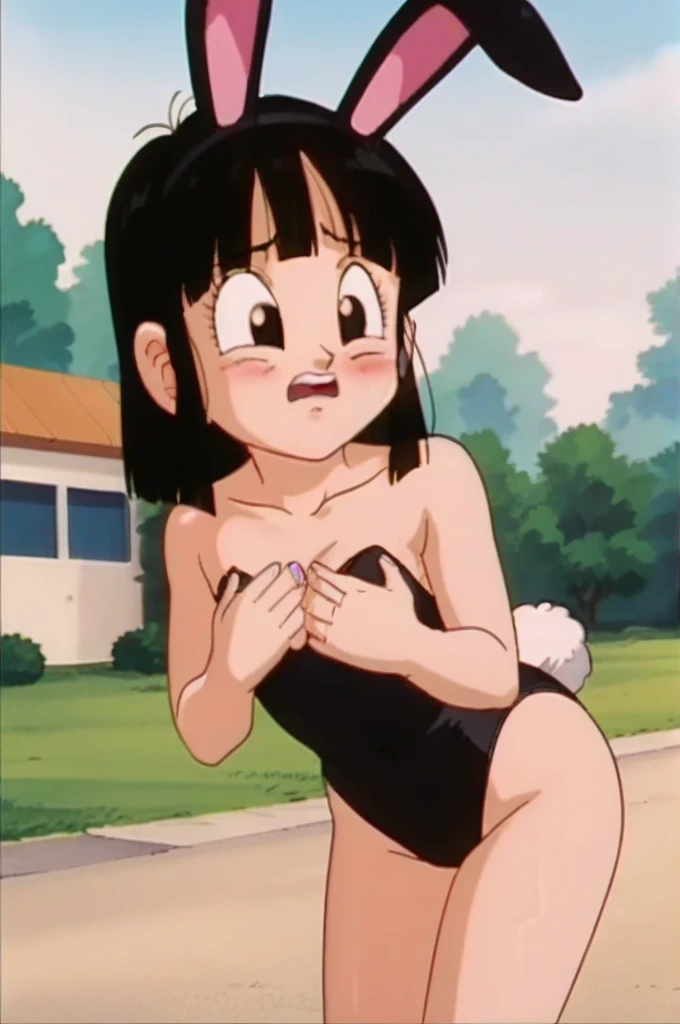 source_anime, score_9, score_8_up, score_7_up, anime screencap, 
pangt, 1girl,, bangs, embarrassed, blushing, School classroom, black hair, collarbone, whole body, teeth, blunt bangs, outdoors, black eyes, eyelashes, upper teeth only, retro artstyle, 1990s...