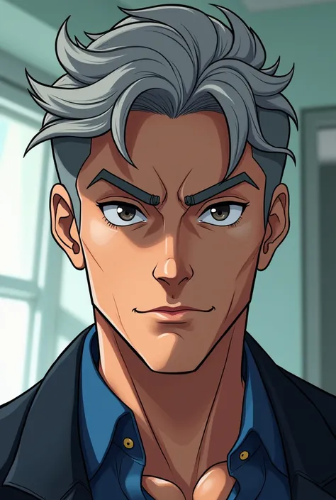 There’s a character name Matthew from “cry,or even better, beg”. I want you to generate a 50 year old very handsome anime  drawing picture of matthew from cry or even better beg