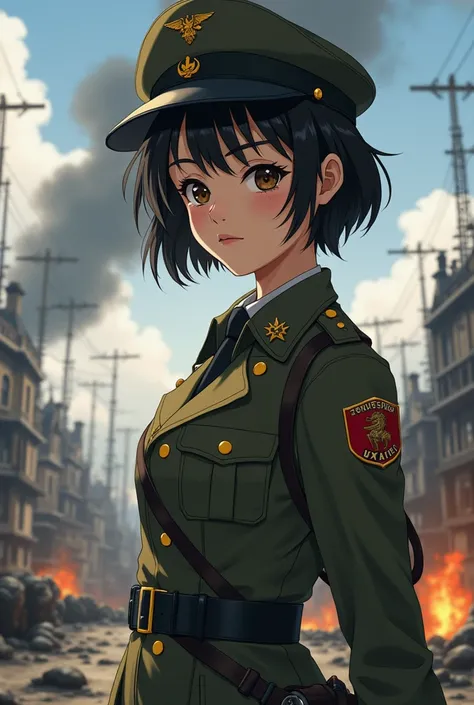 WW2 anime girl