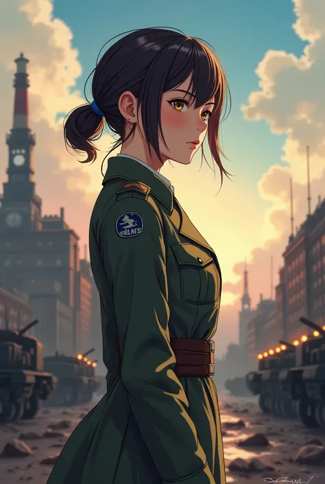 world war 2 anime girl 