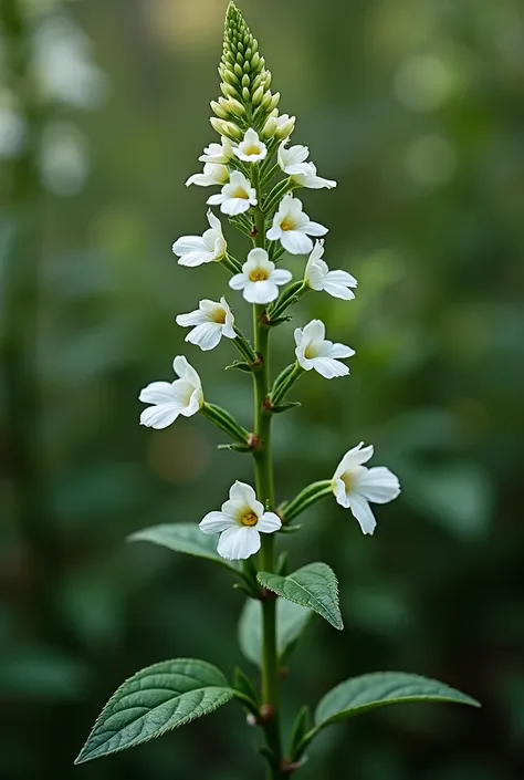 there is a plant with   white flowers with eyelashes  growing on it, flowers and foliage,  Fragrant plants ,  Flowering vines , jasmine,  Vine and plants and flowers ,  leafy garden leaves and flowers ,   small and dense and intricate vines  , lobelia,   w...