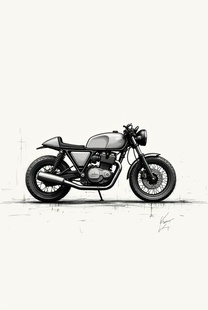 make caferacer sketsa 