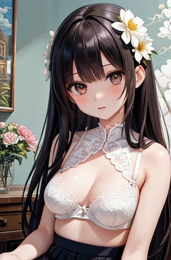 (( best quality)),(超 high definition ),( super detailed),( detailed description ),(( best CG )),( Best Artwork ),Ultra-detailed art, amazing painting art,( detailed painting:1.5),  portrait:1.6,Bust:1.4,(1 female:1.5),Beautiful and well-formed face:1.5,(wh...