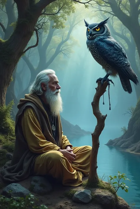 fantasy :  The Hermit
 • Animal  :  Wisdom Owl
 • Chakra : Third eye (indigo)