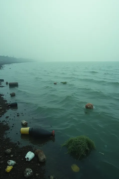 A polluted sea