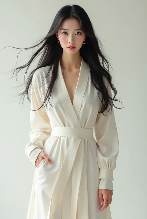 Woman korean full height 