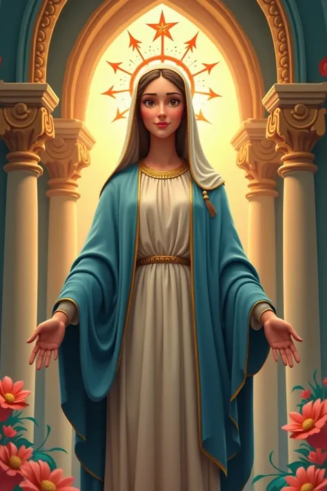 Animated Virgin of Caacupe
