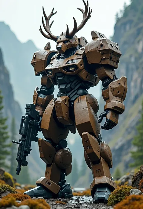 Gundam, Bear with Antlers inspired design suit