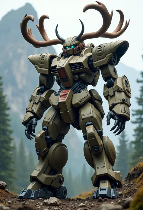 Gundam, Bear with Antlers inspired design suit