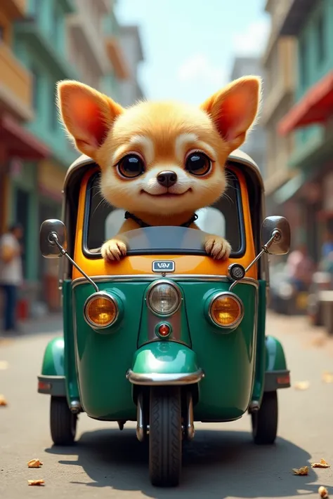 Give me a TUC TUC disguised as a chihuahua dog 