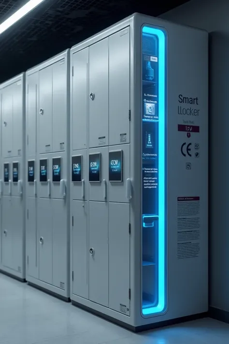 Smart lockers that uses app to access it