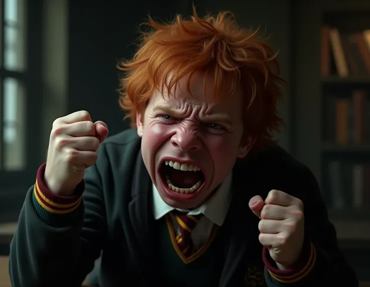 ron weasley crying and screaming