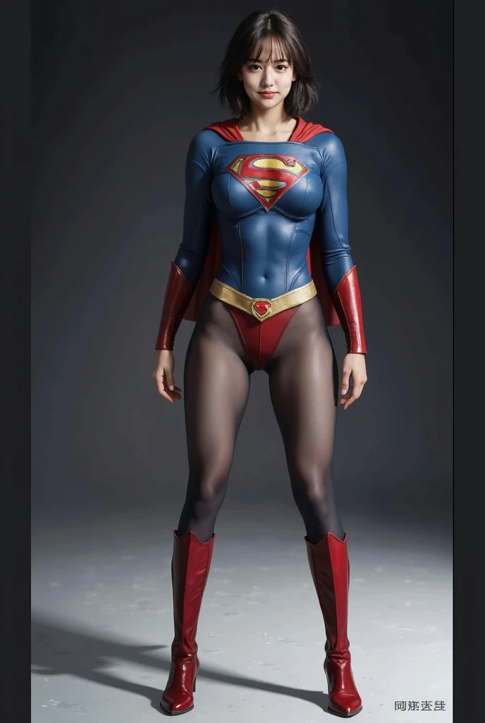  background 、(((  Depicting beautiful legs in black tights    .)))、(((        Legally express the beauty of your smile     )))、((((      make the most of your own original image    )))、(((    Rolling backwards in a supergirl costume    )))、(((ボディにフィットした   ...