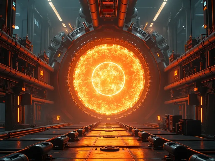 (Includes a conceptual image of an artificial sun in an experimental fusion reactor.)